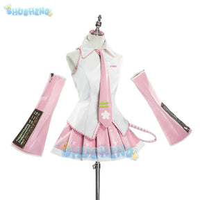 Miku Cosplay Costume Sakura Future Uniform Halloween Carnival Party Christmas Play Role Clothes Clothing for Women