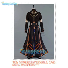 Love and Deepspace Xavier Cosplay Costume Black Hunting Uniform Halloween Party Women Men Props Shusheng