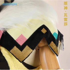 Shusheng-R Game Varesa Genshin Impact Cosplay Costume Strapless skirt top tail mask prop wig Halloween sweet uniform Woman New set XS-XXL