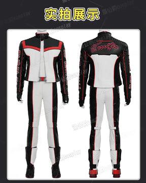 Movie Superhero Mister Terrific Cospaly Costume Adult Men's Woman Halloween Fantasy New Uniform Shoes Coat Pants Belt Glove Set