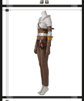 Game Witcher 3 Wild Hunt Cirilla Fiona Elen Riannon Cosplay Ciri Costume Halloween Party high-quality Complete set clothing sale