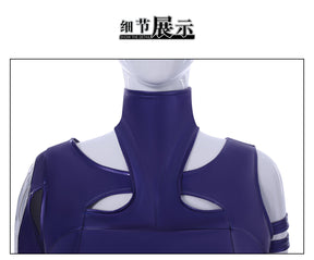 Marvel Rivals Psylocke Cosplay Costume Fantastic Women Jumpsuit for Female Disguise Fantasy Halloween Carnival Party Outfits