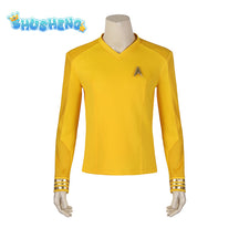 Star Movie Cosplay Trek Generations Coat Strange New Worlds Captain Christopher Pike Shirt Uniform Costume Party Carnival Suit