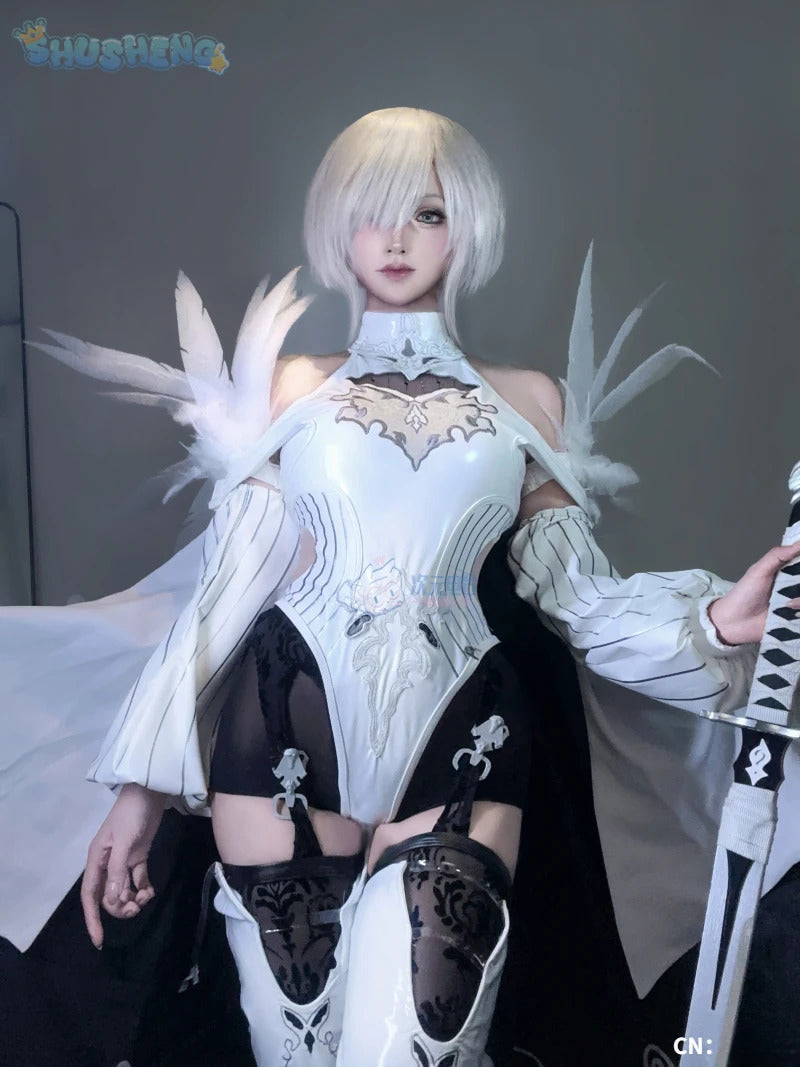 Game NieR Re[in]carnation True Dark 10H Liberation War Cosplay Costume Sexy one-piece bodysuit and accessories Halloween 10H Set