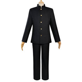 Anime GinpachiSensei Comic Con Gintama Shimura Shinpachi Costume Dk Shcool Suit Glasses For Man Halloween Christmas