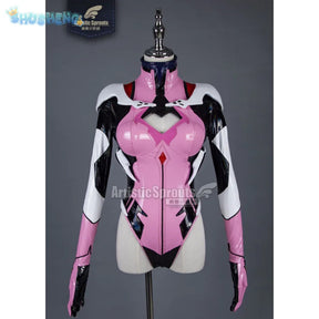 Mari Makinami Illustrious Anime EVA Cosplay Costume Women's sexy jumpsuit armor socks headwear set Halloween Carnival uniform