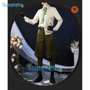 Reverse:1999 Windsong Cosplay Costume Coat shirt tie belt gloves necklace Halloween party Handsome man Woman uniform Full Set