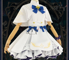 Blue Archive cosplay Misono Mika Cosplay Costumes  Princess Girl Wedding Satin Dress Shawl Headwear Suit Costume