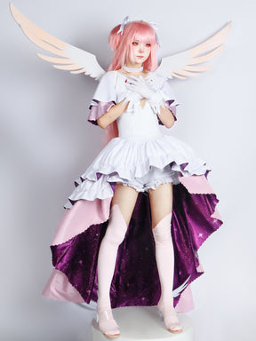 Anime Puella Magi Cosplay Wing Madoka Magica Kaname Madoka Cosplay Costume Women Ultimate Madoka Cosplay Halloween Party Dress