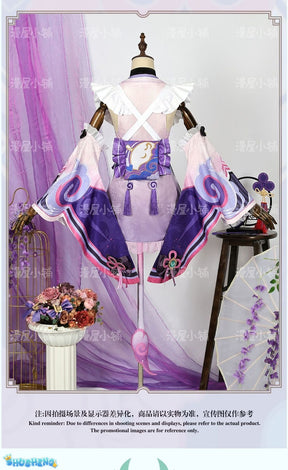 Game Genshin Impact Yumemizuki Mizuki Cosplay Costume Lolita Cute Dress for Women The Enchanting Dream in Love Anime Clothes