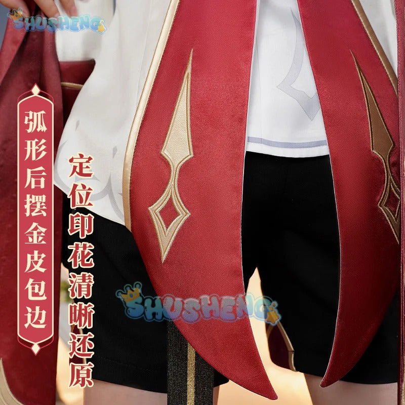 Genshin Impact Dahlia Cosplay Costume New Skins Uniform Hat Goth Vampire Heterochromia Boy Mondstadt Halloween for Women Men