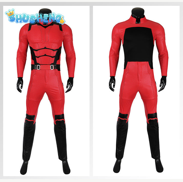 New Daredeviling Cosplay Born Again Cosplay Costume Jumpsuit Helmet Gloves Leggings For Game Party Custom Made