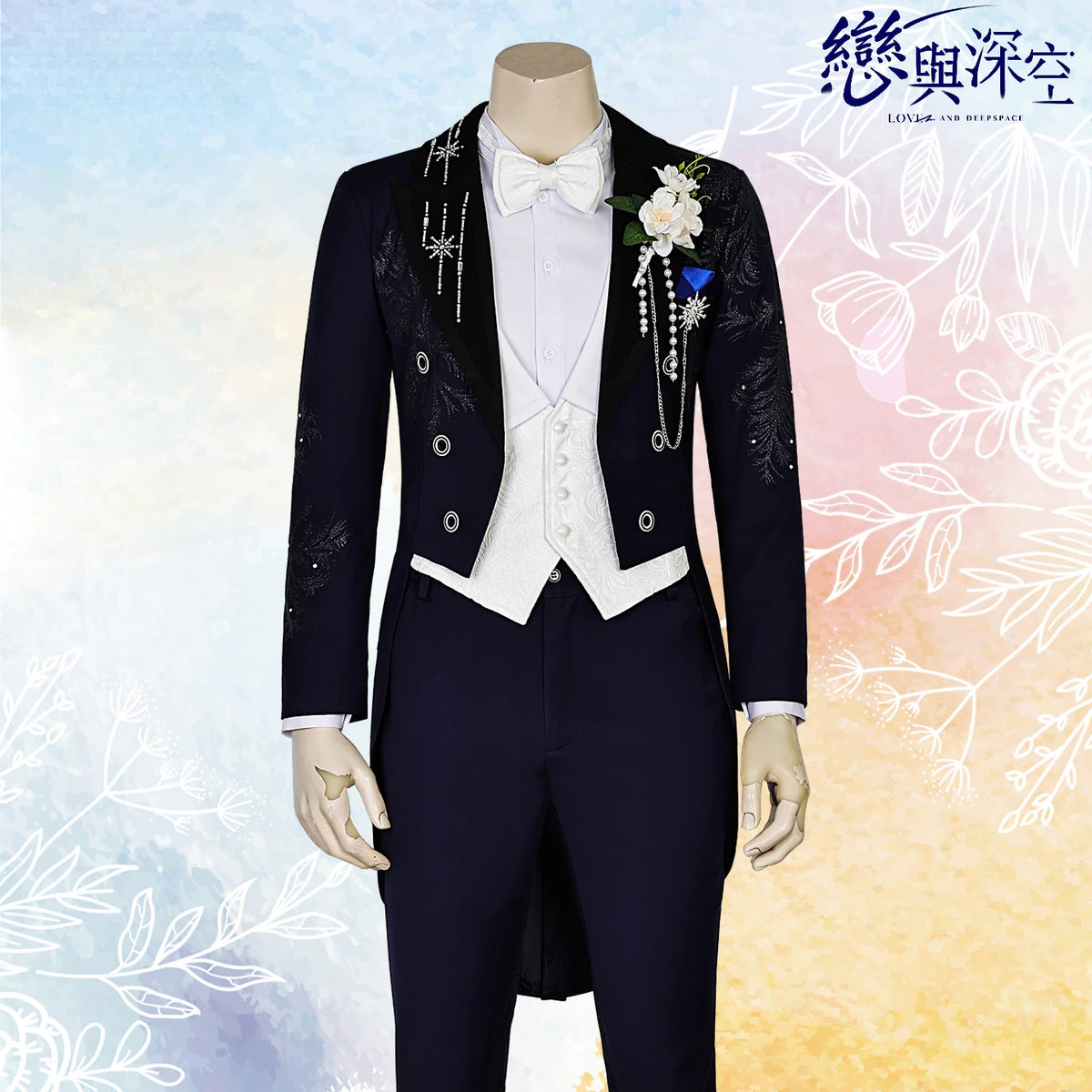 Love and Deepspace Zayne Cosplay Costume Everlasting Vow Shirt Party Fashion Handsome Uniform Halloween Role Play Clothing