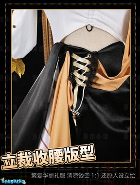 Arknights Muelsyse Walk the Golden Dream Cosplay Costume Girls Anime Game Character Outfit Official Rhodes Island Operator Dress