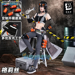 Grace Howard cosplay Game Zenless Zone Zero costume wig sexy fashion Halloween uniforms Carnival party outfit men woman