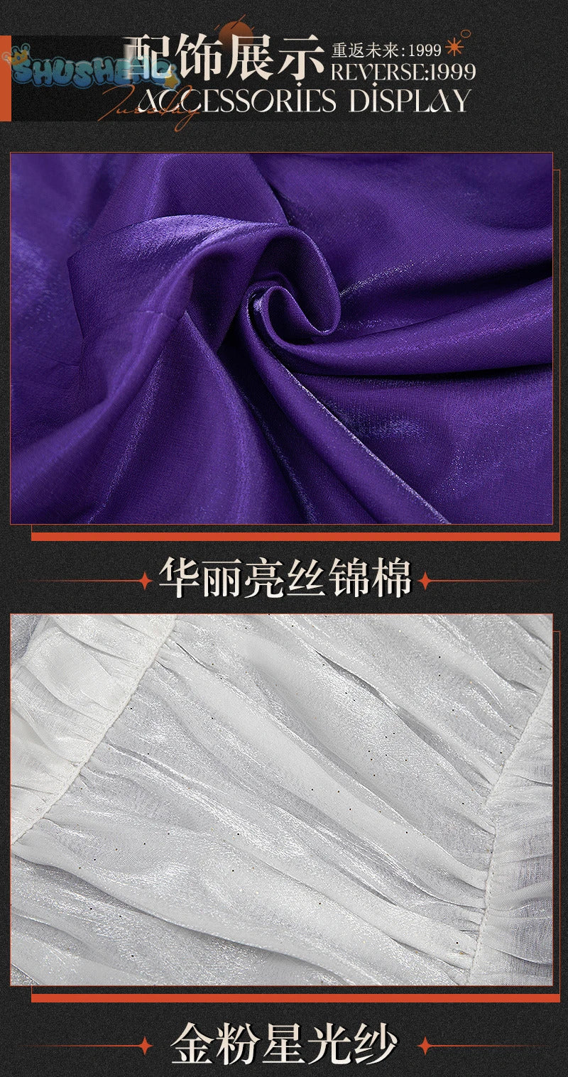 Tuesday Christine game reverse: 1999 cosplay costume sweet sexy dresses and accessories props for men women Halloween party set