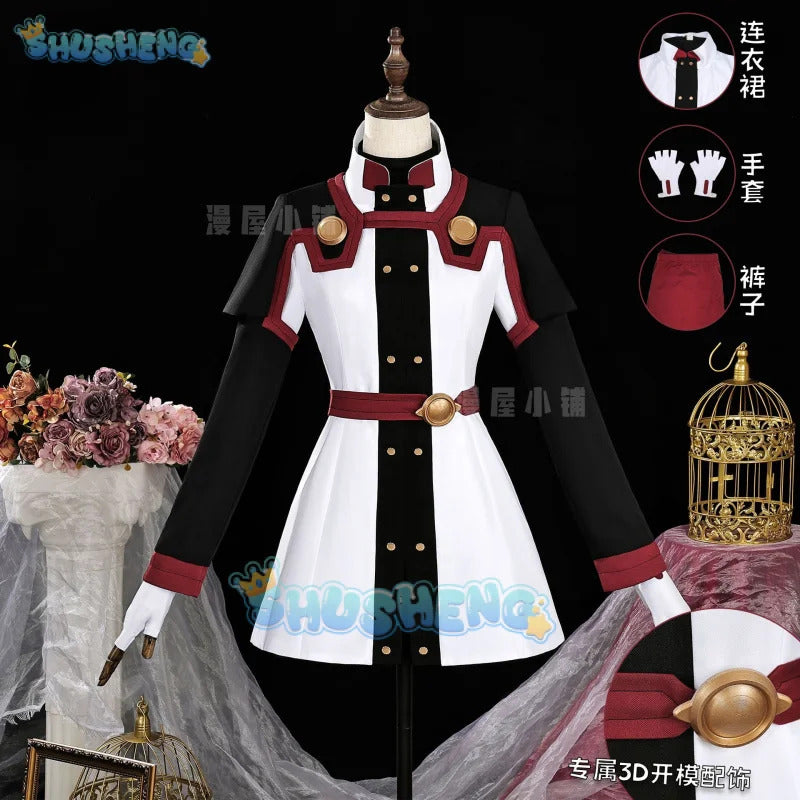 Asuna Cosplay Costume Sword Art Online: Ordinal Uniform Halloween Carnival Party Christmas Play Role Clothes Clothing for Women