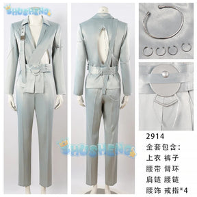 Alien Stage Luka Cosplay Costume Round7 Uniform Halloween Carnival Party Christmas Play Role Clothes Clothing for Men Shusheng