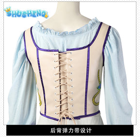 The Ballad of Songbirds and Snakes Lucy Costume Shirt Vest Skirt Dress Full Set Lucy Gray Baird Cosplay Outfits for Female