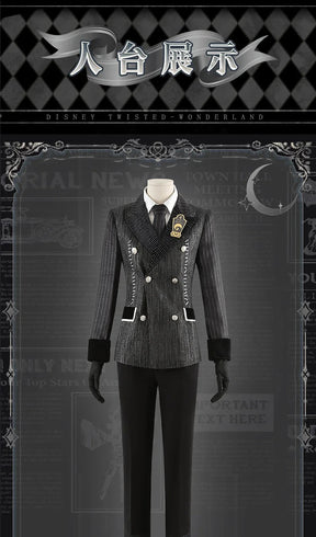 Twisted-Wonderland‌ Azul Ashengrotto Cosplay Costume Uniform Halloween Carnival Party Christmas Play Role Clothes Clothing