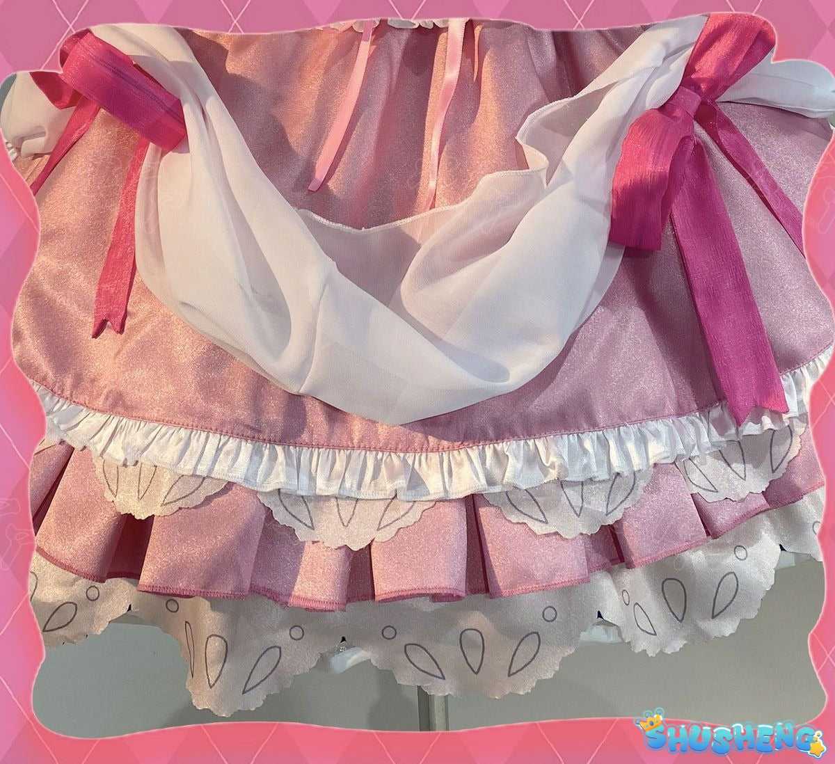 Hoshimiya Ichigo Cosplay Anime Aikatsu!Costume Sweet Lolita with Wings for Hallowmas Christmas Role Play Women