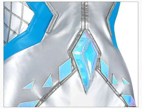 White Queen Emma Grace Frost Rivals cosplay costume High quality women fantasy jumpsuit shoes props shoulder armor Halloween set