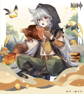 Anime Game Genshin Impact Razor Genshin Cosplay Costume Necklace Uniform Anime Halloween Party Outfit Full Sets
