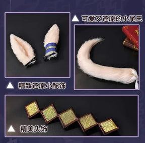 Shusheng-R Oguri Cap Anime Uma Musume Cinderella Gray Cosplay Costume Wig Sportswear Headwear Tail Halloween Party Women Girls casual set