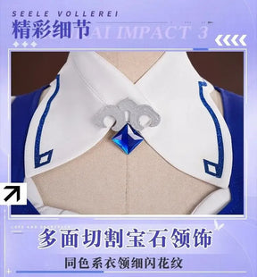 Honkai Impact 3 Seele Vollerei Cosplay Costume Uniform Halloween Carnival Party Christmas Play Role Clothes Clothing for Women