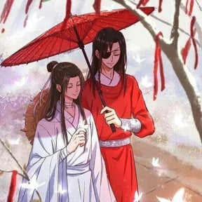 Novel Xie Lian Heaven Official's Blessing Cosplay Costume Halloween Carnival Hanfu Wig Men's and Women's uniform Set