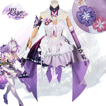 Shusheng-N  Honkai Star Rail Castorice Cosplay Costume Dress Uniform Headwear Halloween Party for Women Girls Carnival Cos Props