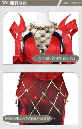 Scarlet Witch Wanda Django Maximoff Cosplay Rivals Costume Halloween Party Women Fantasy Uniform Props Shoes Wig Gloves Net Set