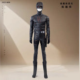 Superhero Matt Murdock Movie Daredevil 2 Cosplay Costume Halloween Men High Quality Leather Tight jumpsuit Gloves Props New Set