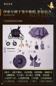 Reverse:1999 Isolde Vereinsamt Cosplay Costume Uniform Halloween Carnival Party Christmas Play Role Clothes Clothing for Women
