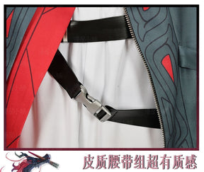 Arknights Yu Cosplay Costume Uniform Headwear Rhodes Island Yan Halloween Party for Women Men Carnival Game Cos Props