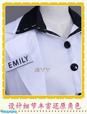 Identity V Emily Dyer Cosplay Costume For Halloween Christmas Festival Survivor Doctor Lydia Con Cloth Wig