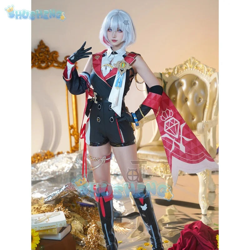 Topaz Cosplay Costume Honkai Star Rail Carnival Uniform Anime Halloween Costumes Women Game