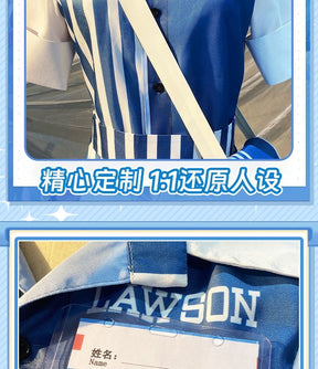 Game Identity V Cosplay Costumes Postman Victor Grantz Cosplay Costume Survivor Uniform Suits Clothes Blue Uniform