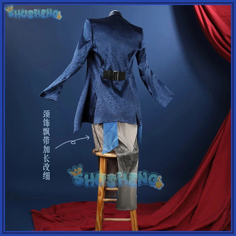 Path To Nowhere Vautour Bleu Cosplay Costume Suit Coat Uniform Hallowen Carnival Party Play Role Clothes Clothing for Women Men