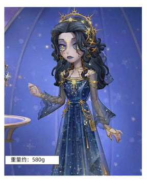 Shusheng-N Game Identity Ⅴ Ada Mesme  Psychologist Cosplay Costume Crown headwear glasses props wig dress set Halloween sexy purple uniform