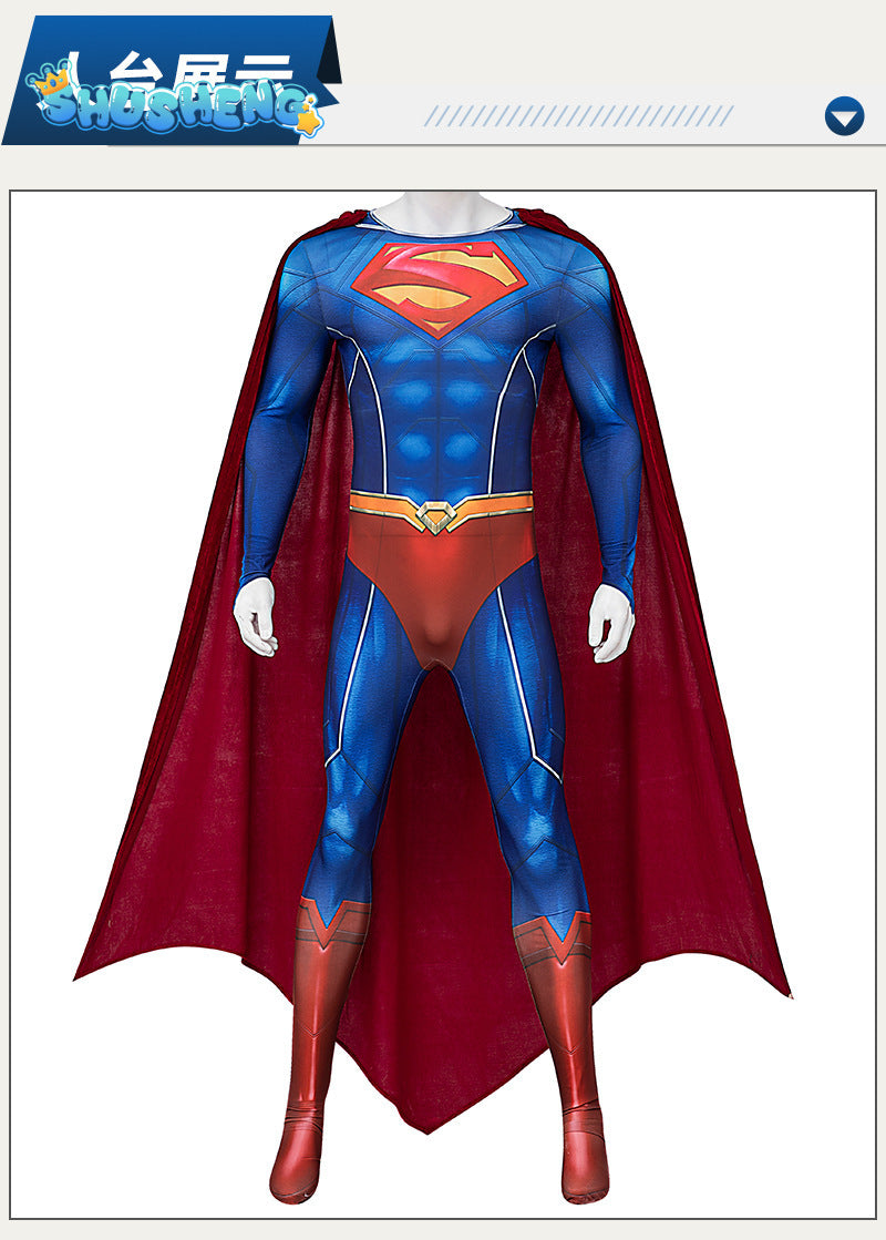 Suicide Squad SuperMan Cosplay Superhero 3D Printed Zentai Bodysuit Superman Clark Kent Spandex Outfit Cosplay Halloween Costume