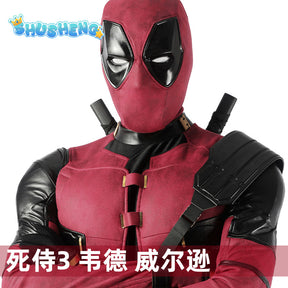 Movie Deadpool3 Cosplay Costume Series Pet Cos Costume Superhero Costume Shoes Halloween Carnival Party Animation Props Gift