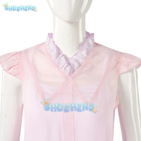 Glinda wicked cosplay costume disguise for adult women pink dress CTX female dresses fantasy outfit Halloween carnival suit
