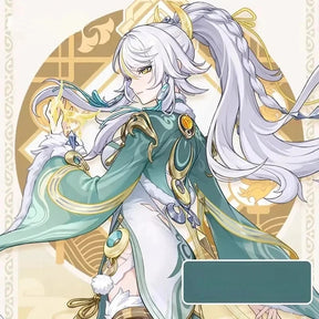 Shusheng-R Genshin Impact Zibai Cosplay Costume Role Play Women Girls Elegant Halloween Party Dress Suit Full Set