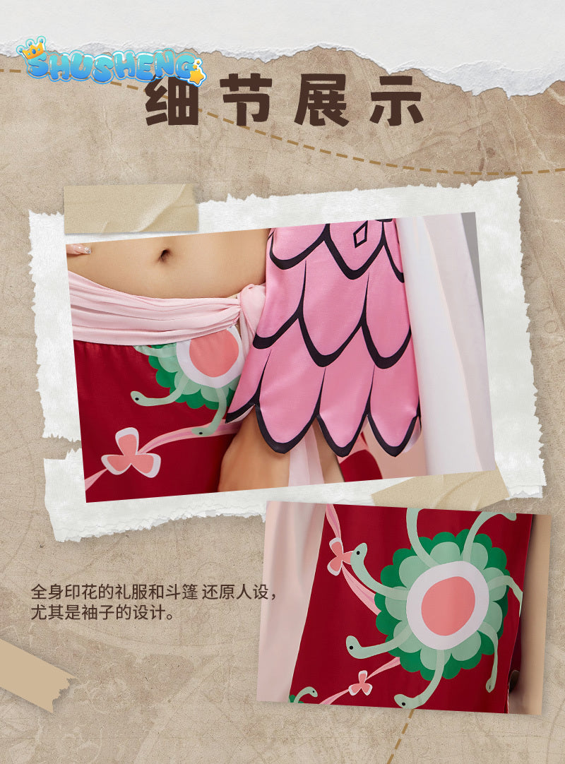 Anime Adult Women Sexy One Piece Cosplay Costume One Piece Boa Hancock Cosplay Costume for Halloween