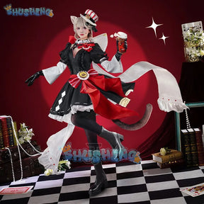 Genshin Impact Lynette Lyney Cosplay Costume Cos Game Anime Party Uniform Hallowen Play Role Clothes Clothing New