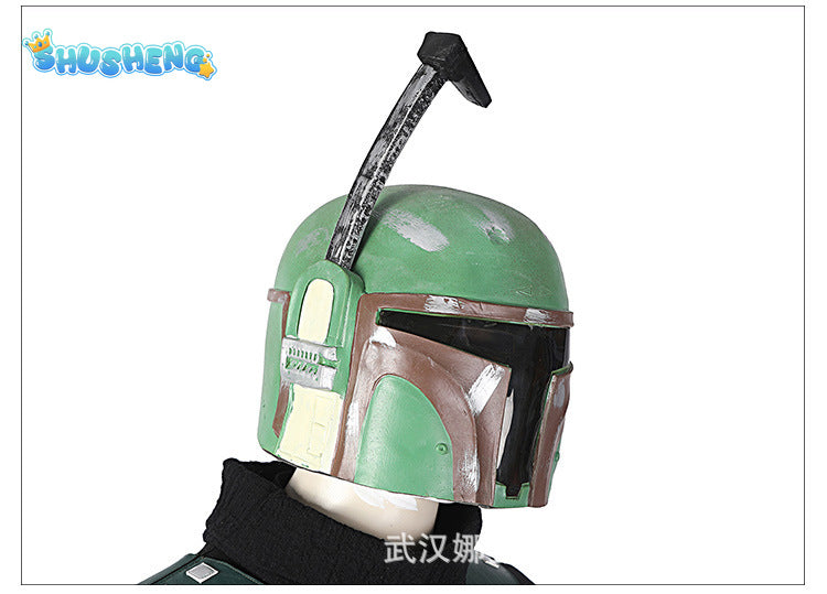 Boba Fett Cosplay Fantasia Costume Disguise For Men Adult Top Pants Vest Halloween Carnival May the Force Festival Roleplay Suit