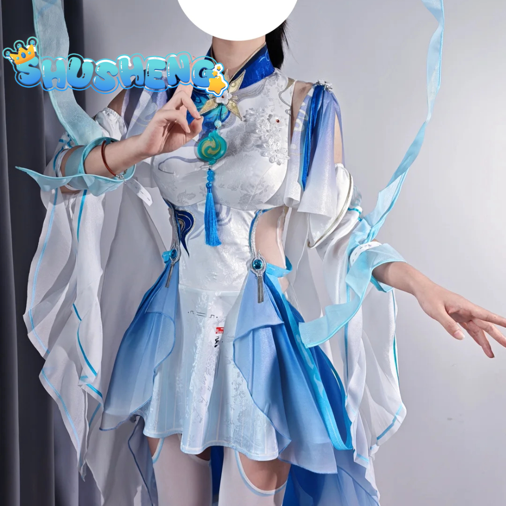 Qingxiao Cosplay Costume Game Cosplay Series: Wuthering Waves New character Qingxiao Cosplay elegant Costume full set