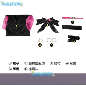 Monster Cosplay High Draculaura Cosplay Costume Dress Outfits Halloween Carnival Suit