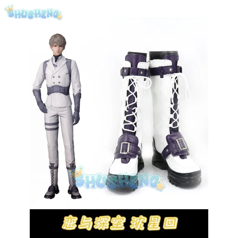 Love and Deepspace cos Xavier cosplay Anime game character prop shoes